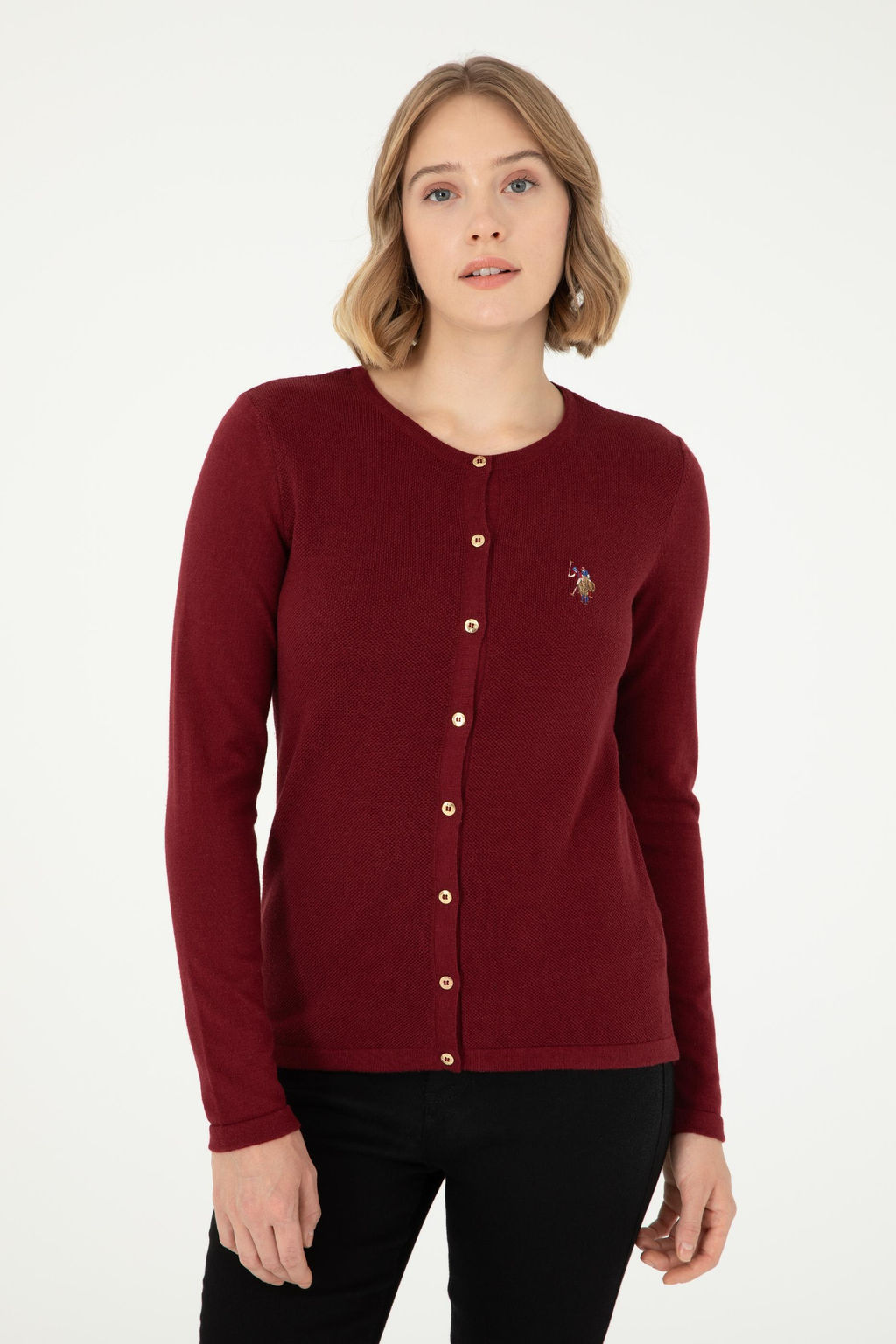 Kad_n Bordo Basic Triko H_rka