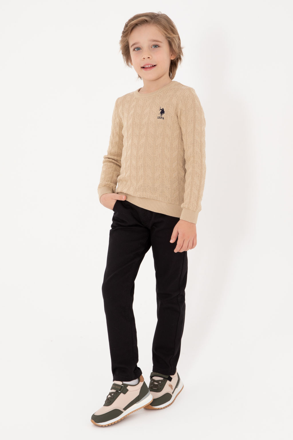 Erkek _ocuk Siyah Kanvas Pantolon - U.s. polo assn фото 6