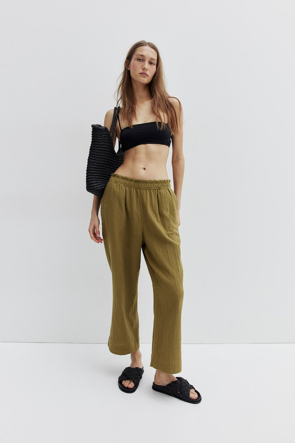 Pantalon paper bag - H&m фото 3