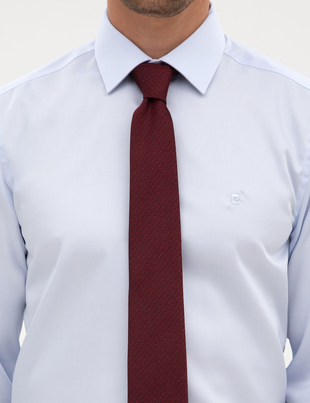 A__k Mavi Non Iron Kolay _t_lenebilir Slim Fit G_mlek
