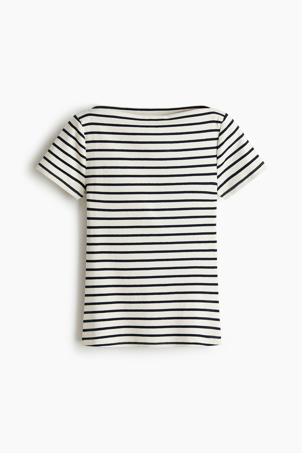 Top de algod?n con escote barco - H&m фото 3