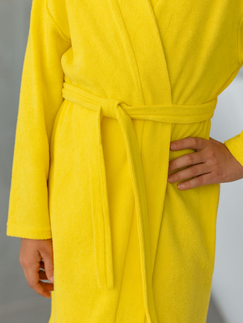 Халат детский желтый