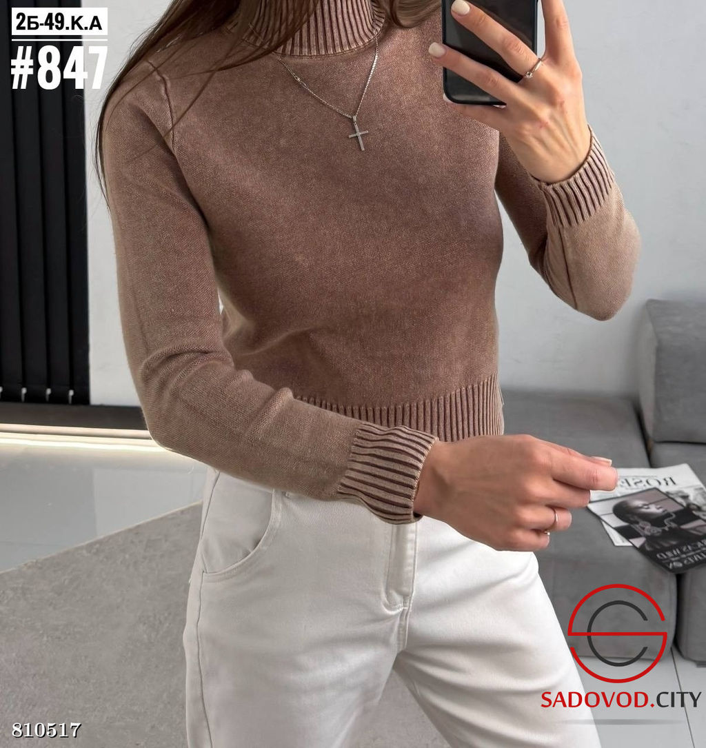 Свитер женский однотонный - Bruno фото 3