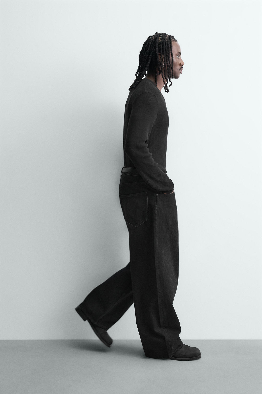 JEANS BAGGY FIT / Negro - Zara фото 6