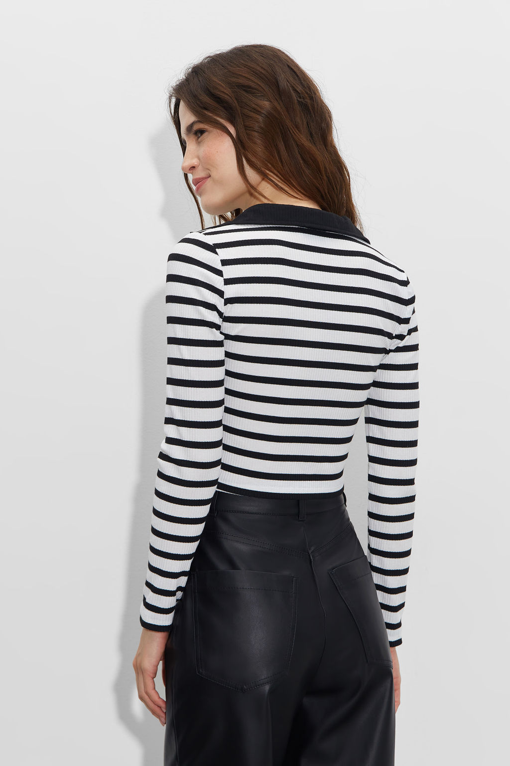 Лонгслив с отложным воротником - Mollis фото 4