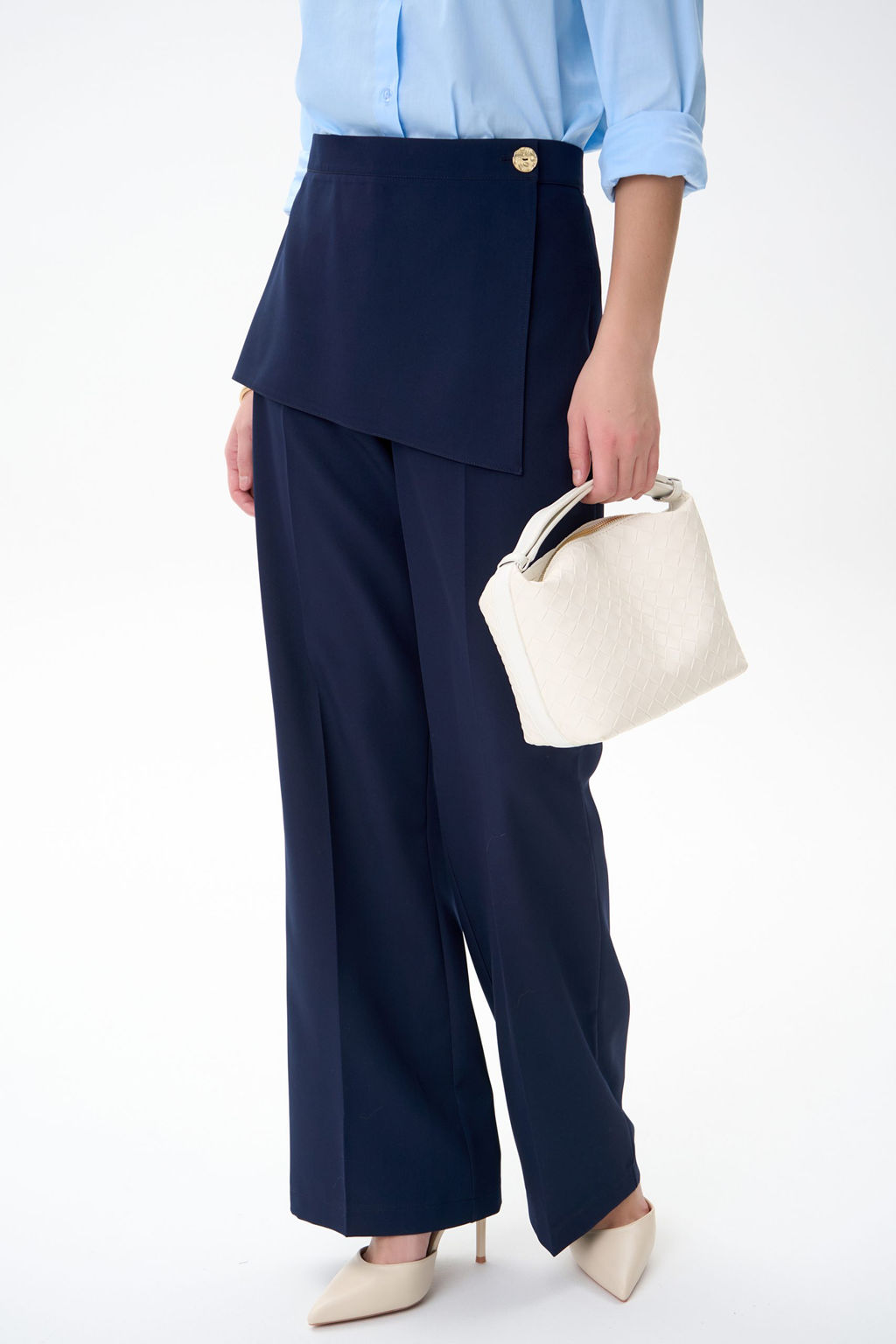 Брюки Агния (черника) - Эльза фото 13