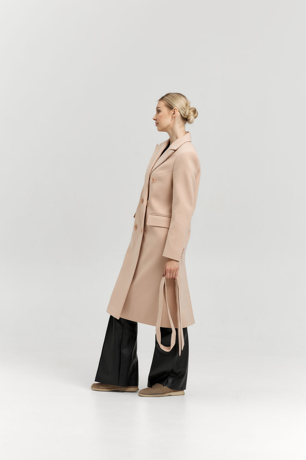 Пальто женское демисезонное 25775 (вино) - Kankan фото 24