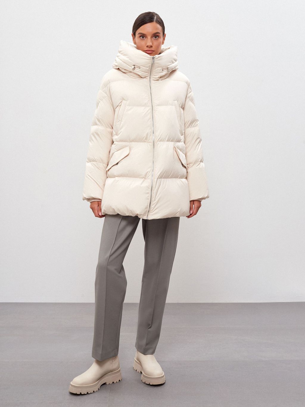 Conso/WDM 220518 - milk Пуховая Куртка