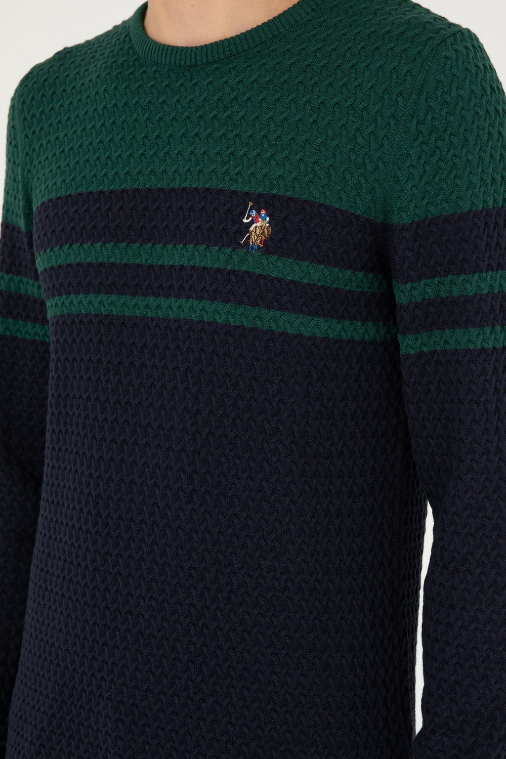 Мужской темно-синий свитер Неожиданная скидка в корзине - U.s. polo assn фото 12