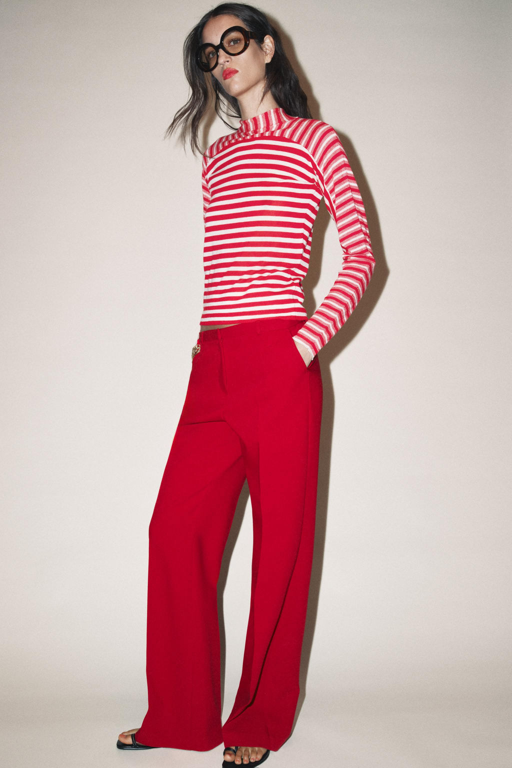 STRIPED WOOL JUMPER - Zara фото 6