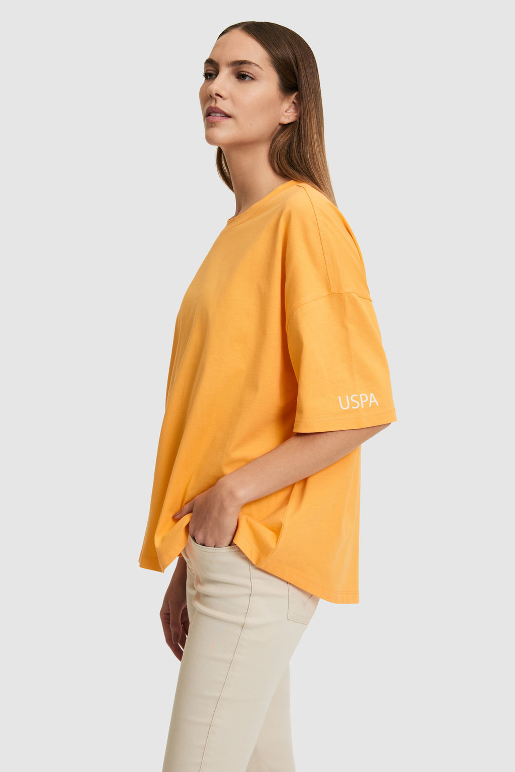 Kad_n Mango Bisiklet Yaka Ti__rt - U.s. polo assn фото 3