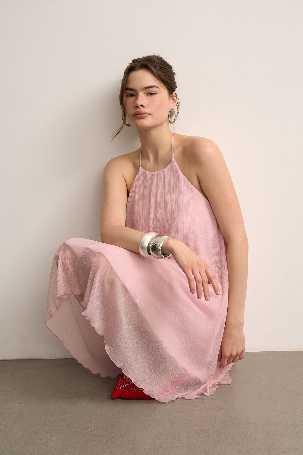 Платье мини с открытой спиной на завязках - Mollis фото 4