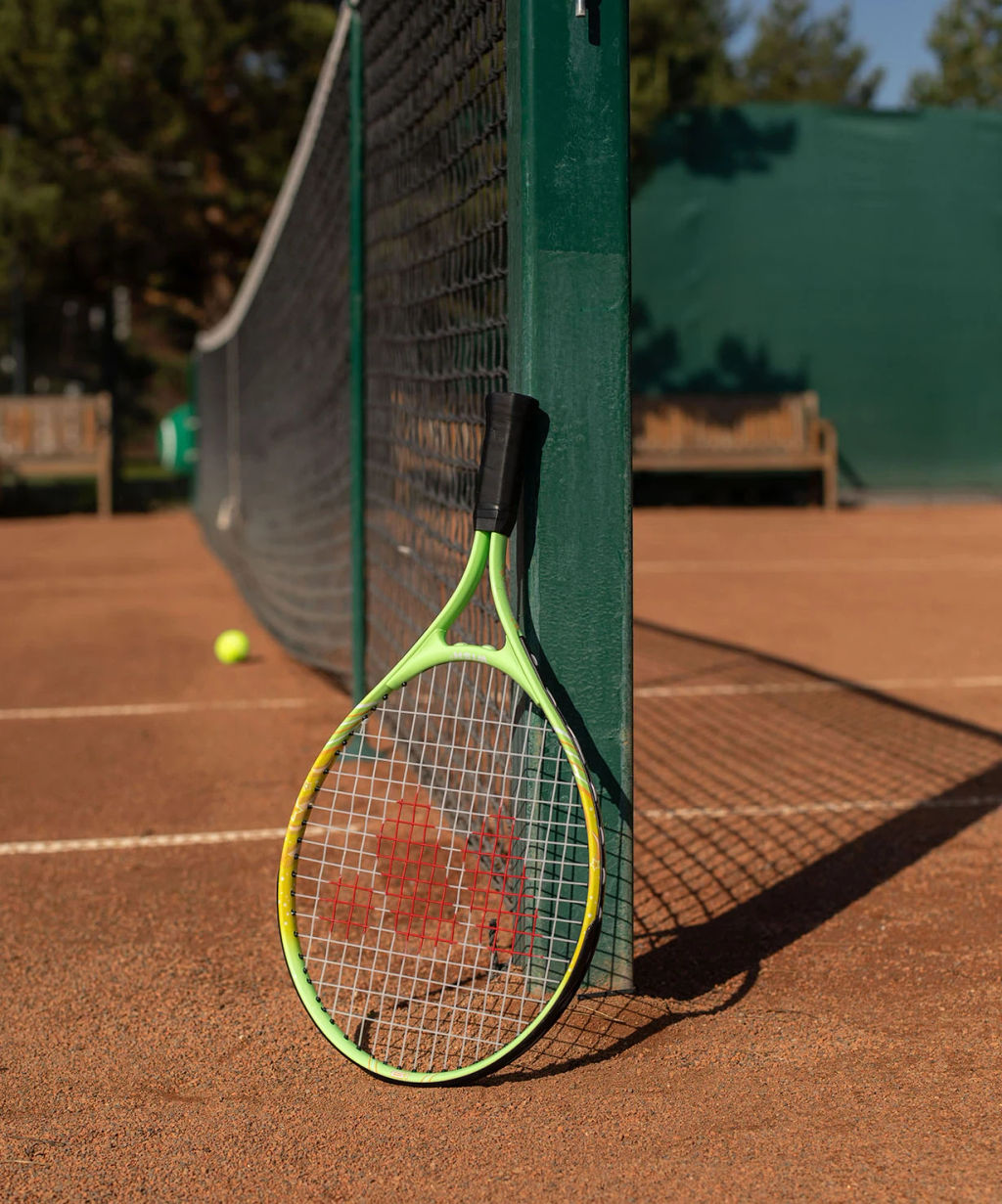 Ракетка для большого тенниса WISH AlumTec JR 2900 19, зеленый  фото 8