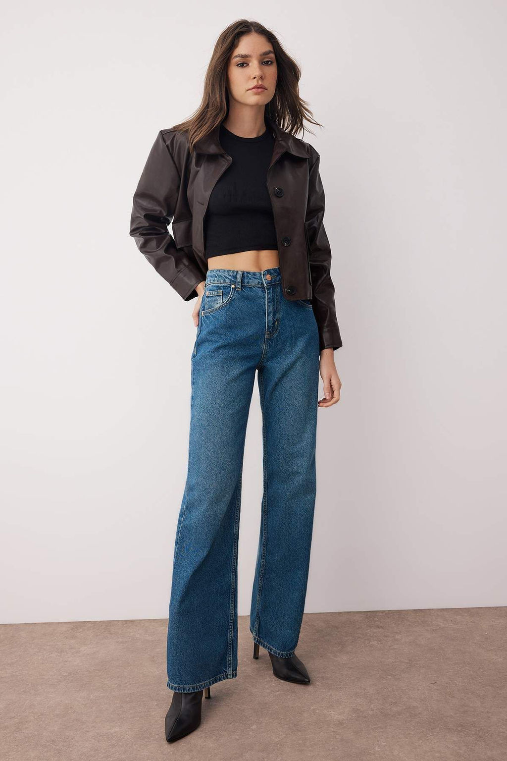 Mavi Yuksek Bel Genis Paca Wide Leg Jeans TWOAW26JE00086
