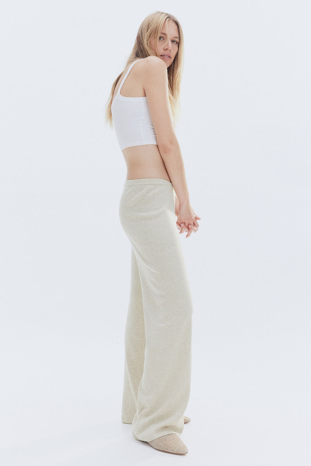 Pantalon de punto fino - H&m фото 6