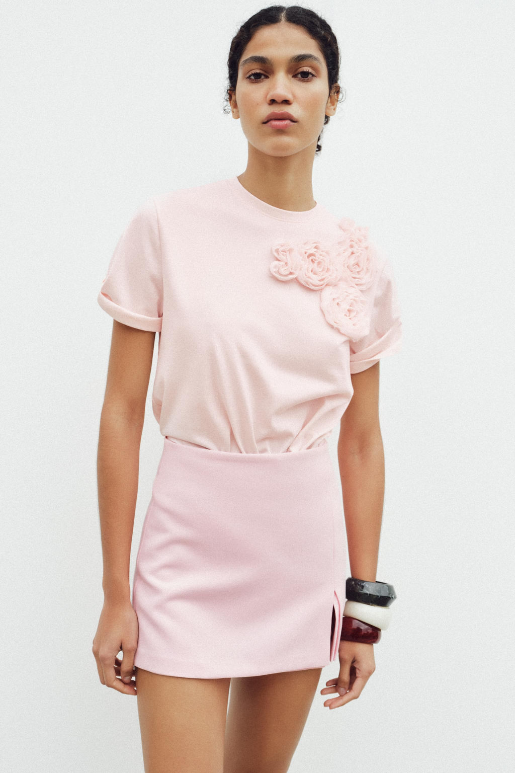 FLORAL T-SHIRT - Zara фото 14