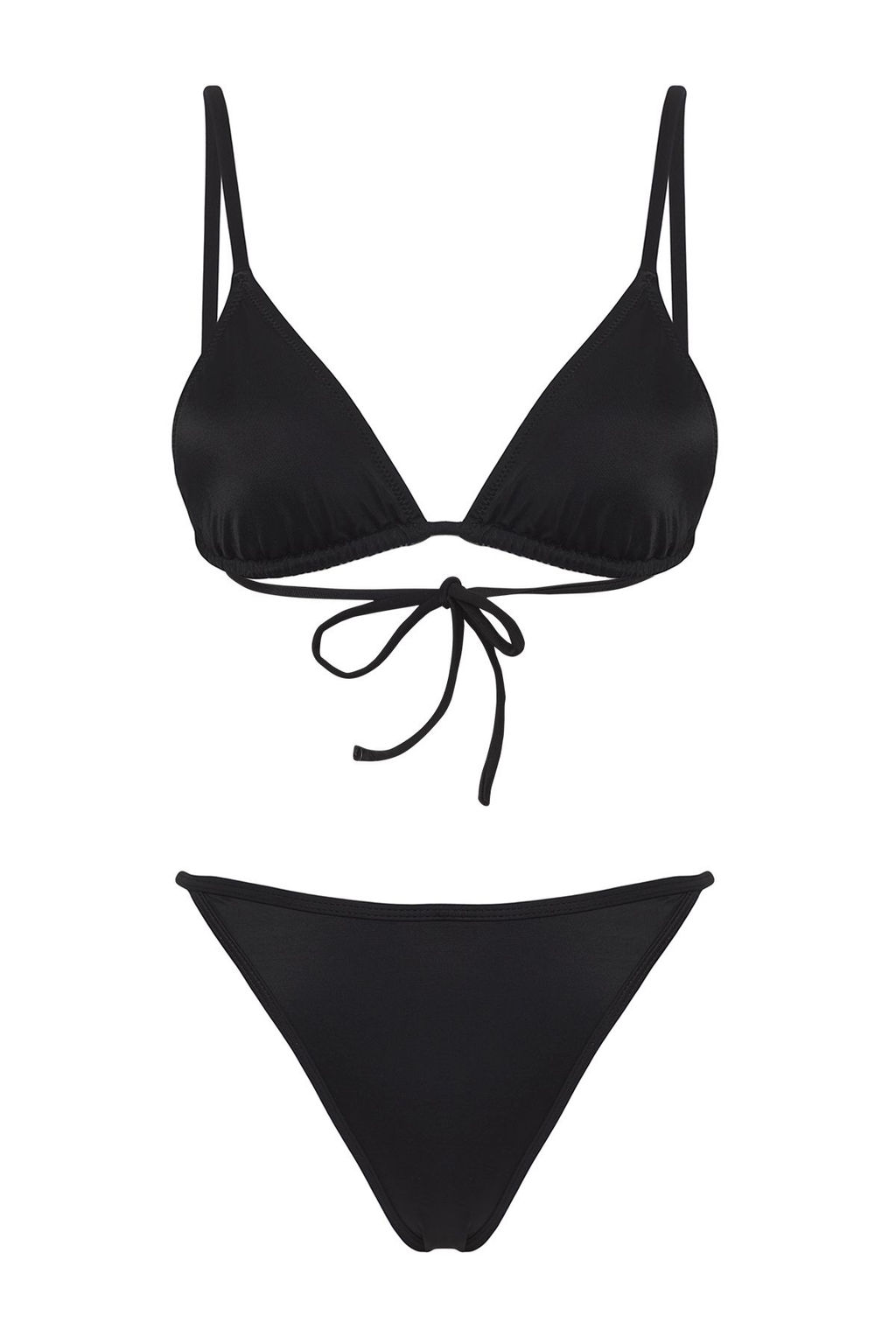 TRENDYOLMILLA Kahverengi Ucgen Brazilian 3lu Bikini Tak?m? TBESS24BT00022 фото 14