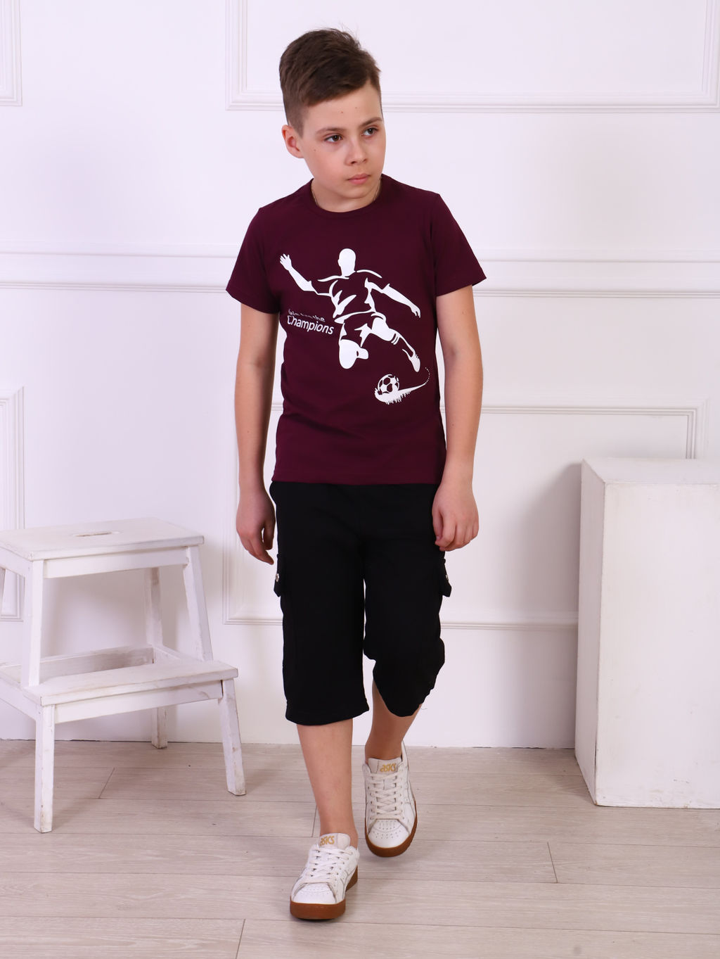 Футболка "Гол" бордо
