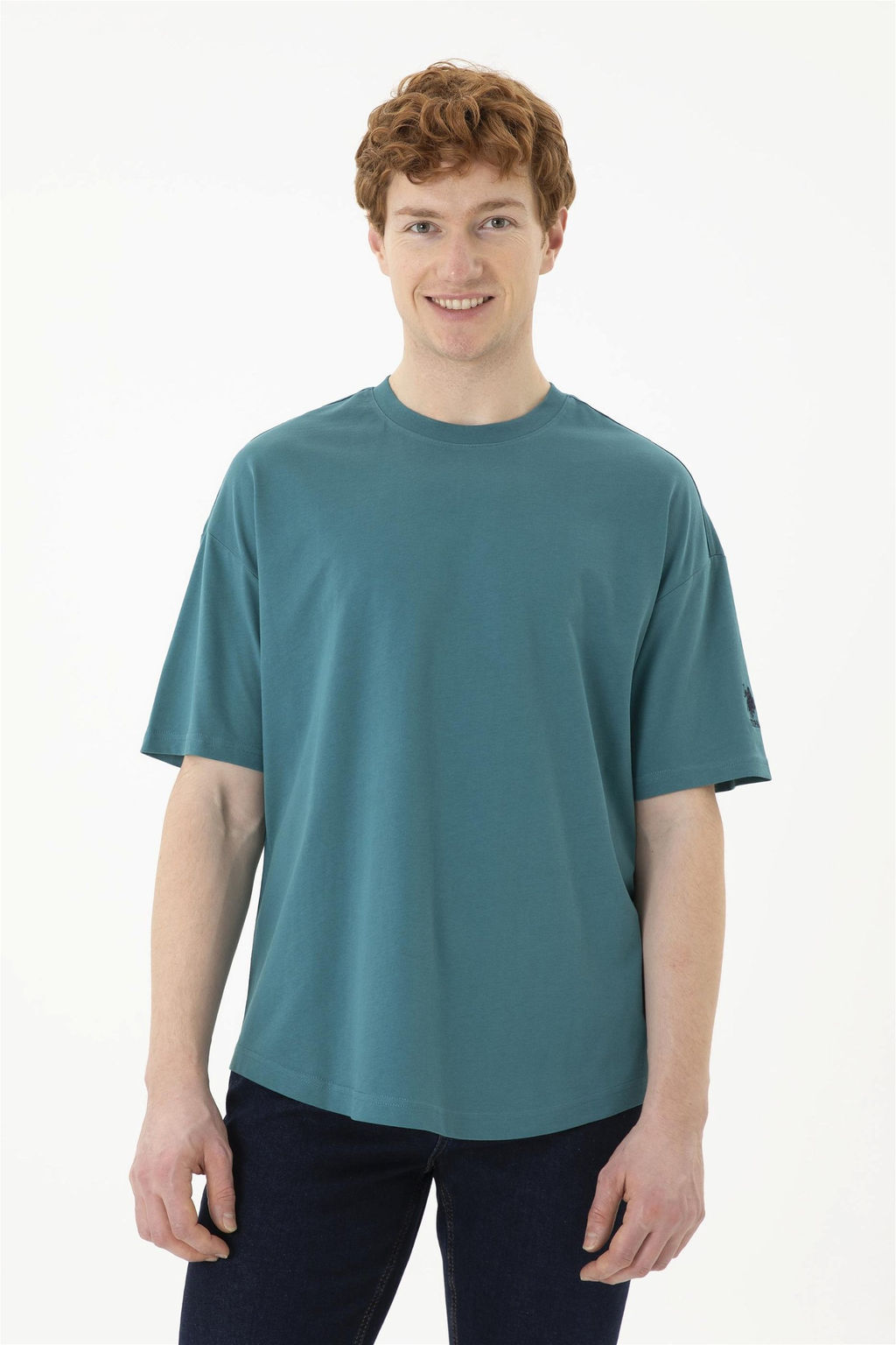 Мужская темно-зеленая футболка - U.s. polo assn фото 4