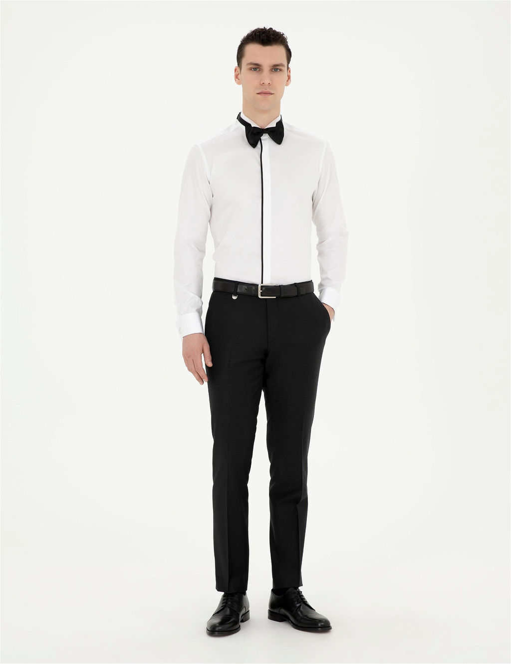 Beyaz Slim Fit Smokin G_mlek - Pierre cardin фото 4
