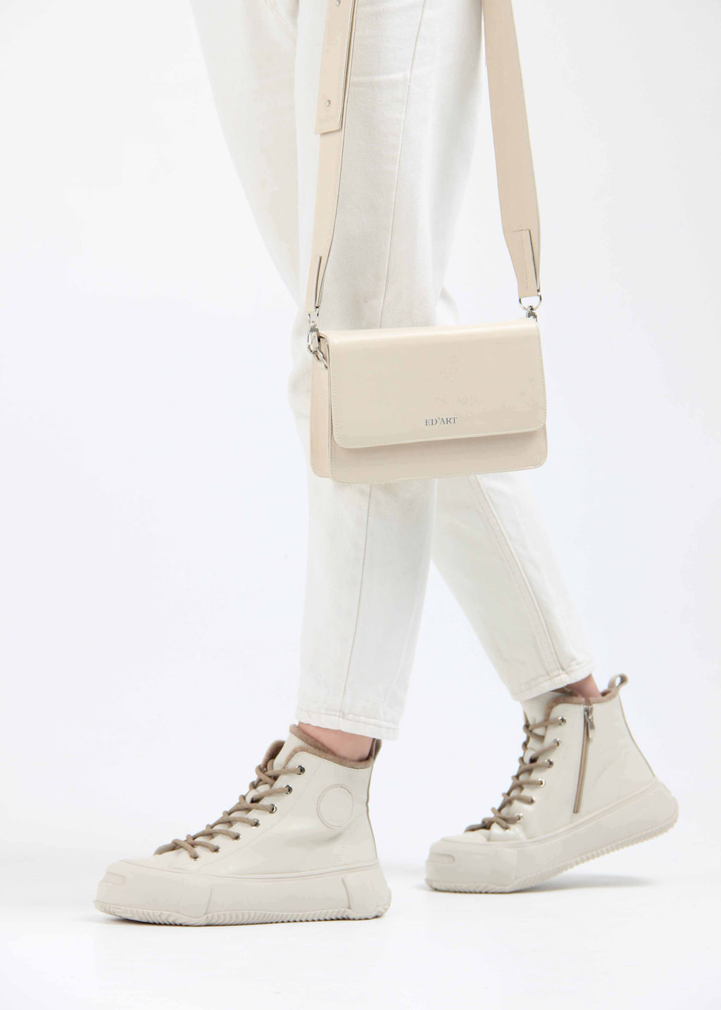 Ботинки 217.PODYUM151be. светло бежевый/Мех