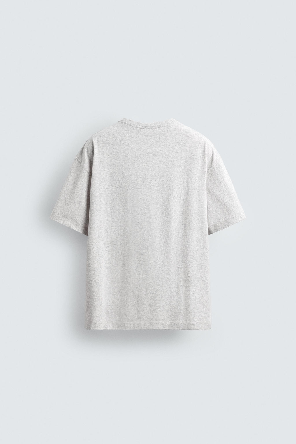 CAMISETA LAVADA TEXTO ESTAMPADO / Gris vigor? - Zara фото 8