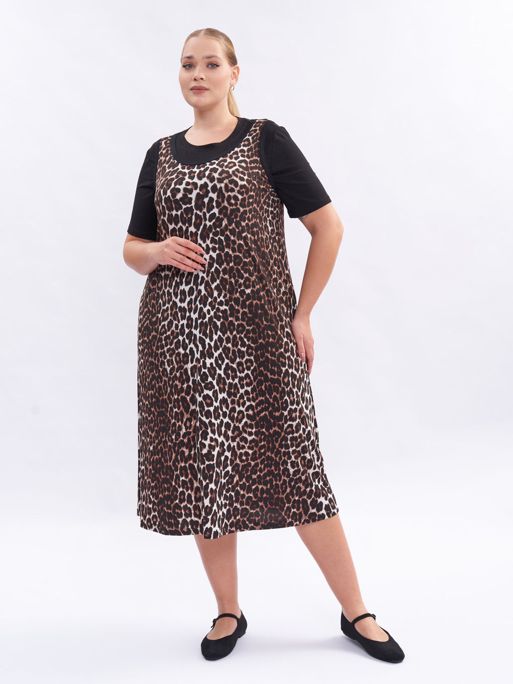 Сарафан леопардовый SA22507LEO03 - Артесса фото 2