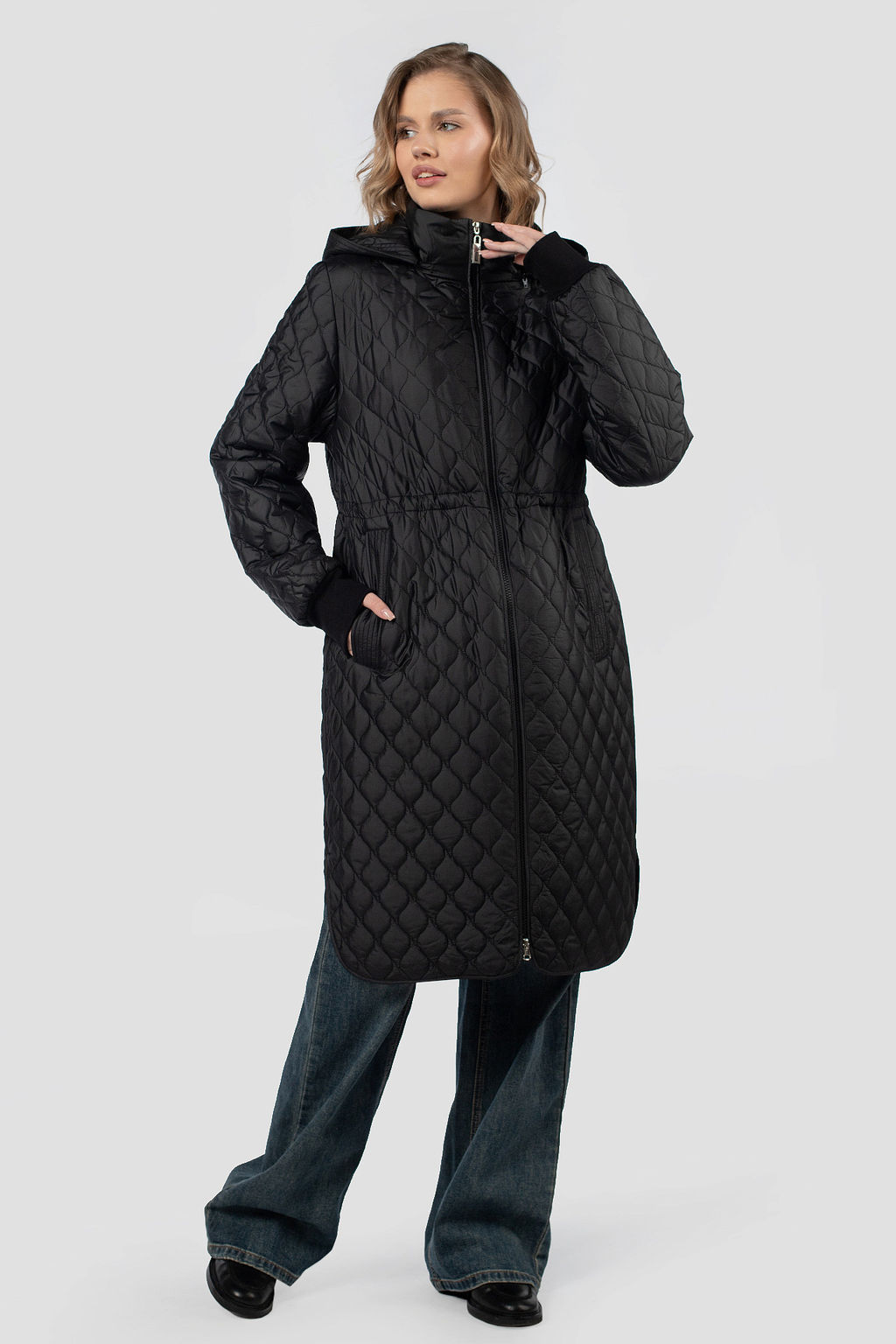 04-3110 Куртка женская демисезонная (Холлофайбер 100)