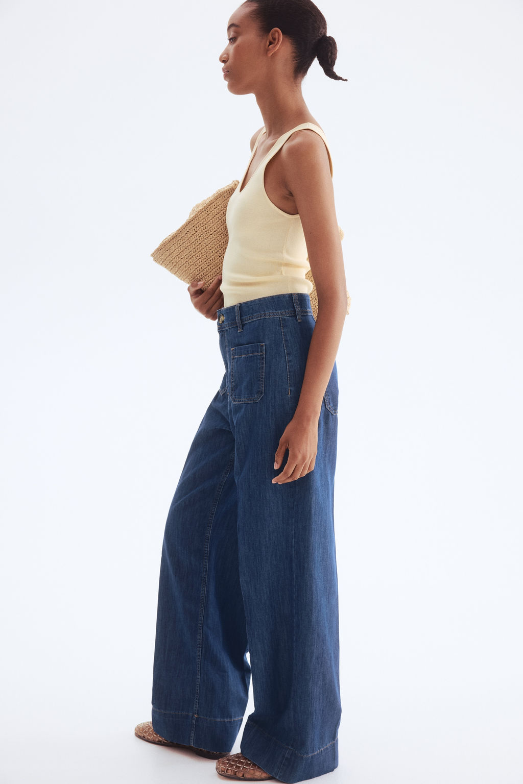 Wide High Jeans - H&m фото 7
