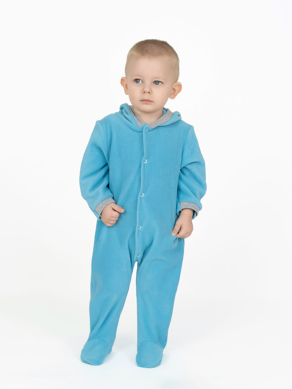 Комбинезон ясельный флисовый фуксия - Утенок фото 22