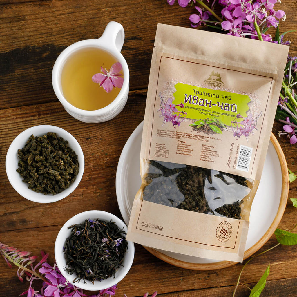 Иван-чай гранулированный классический 100гр - Территория тайги фото 3