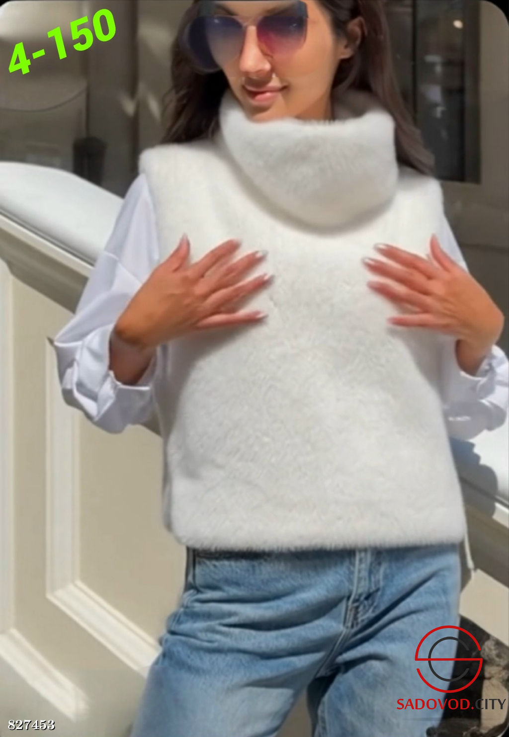 Манишка из искусственного меха - Bruno фото 2