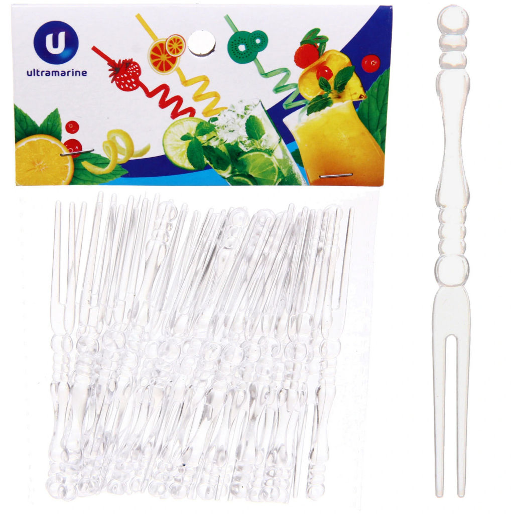 Цена за 12 шт. Вилочки в наборе 40шт "Шарики"