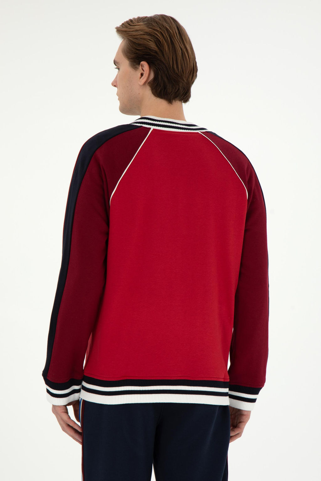 Мужской красный вязаный кардиган Неожиданная скидка в корзине - U.s. polo assn фото 5