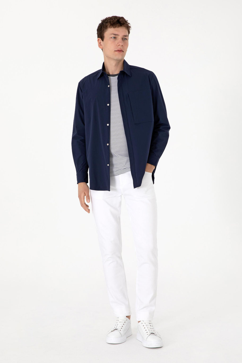 Erkek Lacivert Uzun Kollu G_mlek Sepette S_rpriz _ndirim - U.s. polo assn фото 4