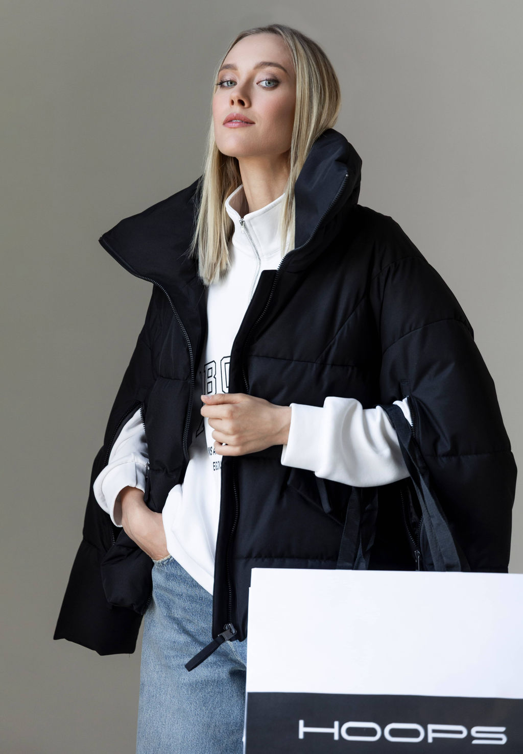 Пуховик женский HOOPS, арт. 73211z  фото 19