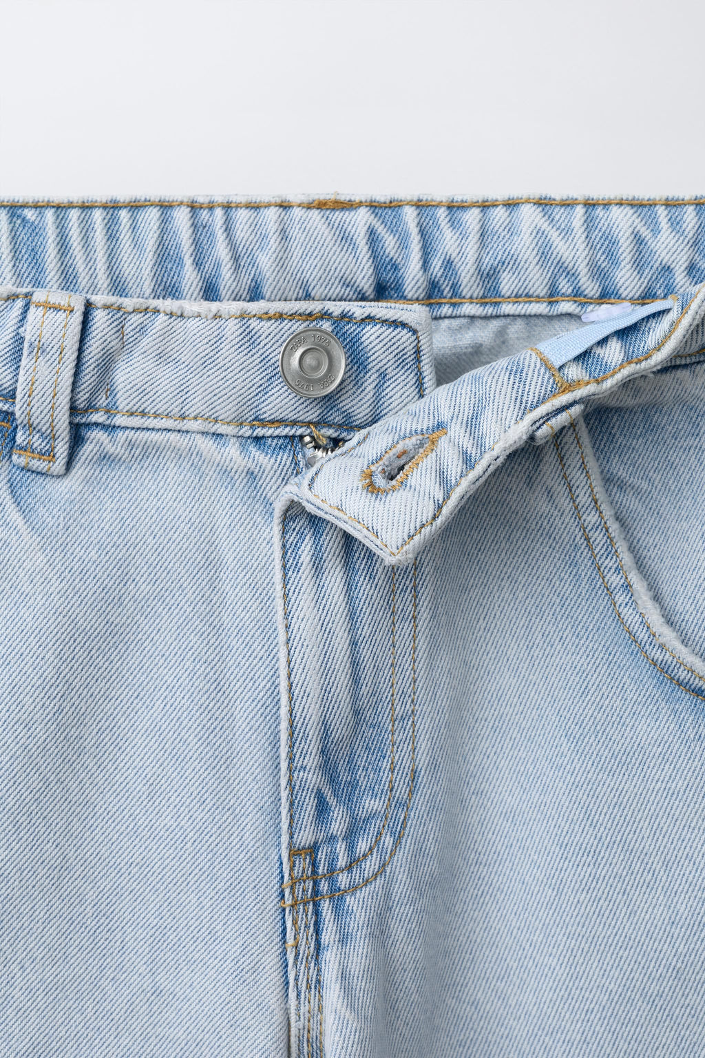 CARPENTER JEANS WITH LABEL - Zara фото 3