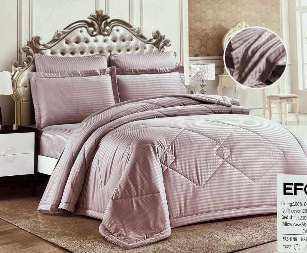 КПБ EFOR SATIN LEYLAK сиреневый 1,5