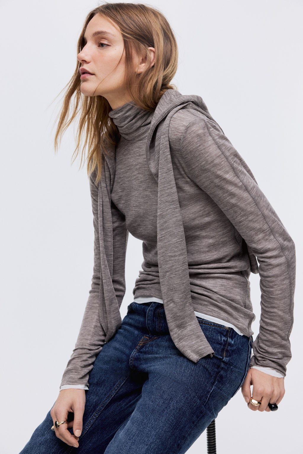 Top de lana con cuello alto - H&m фото 5