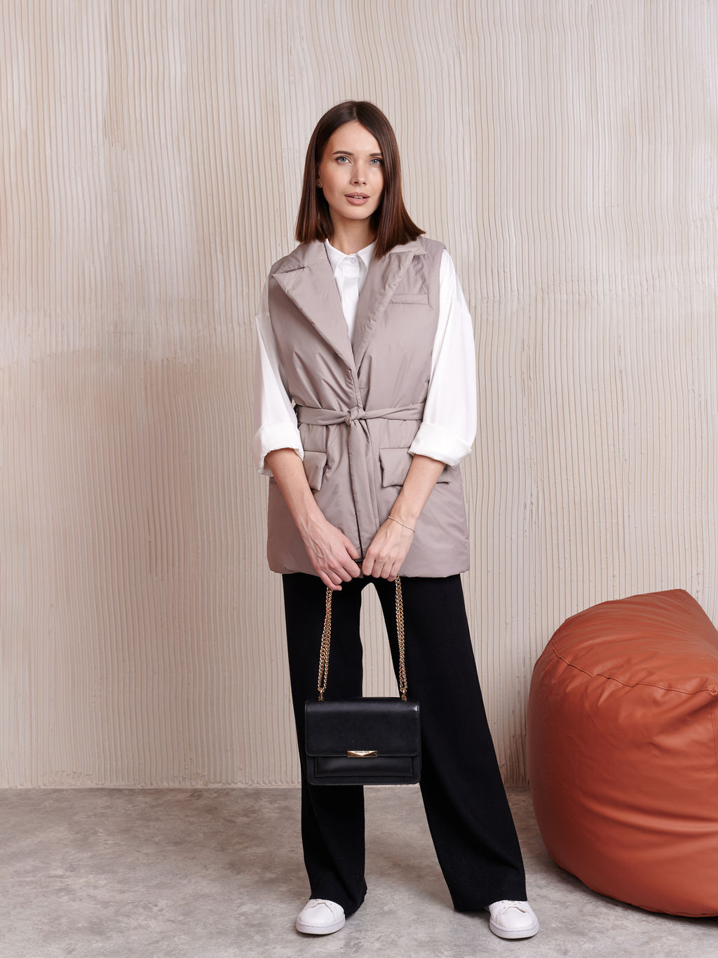 Жилет Некст какао - Yollochka фото 2