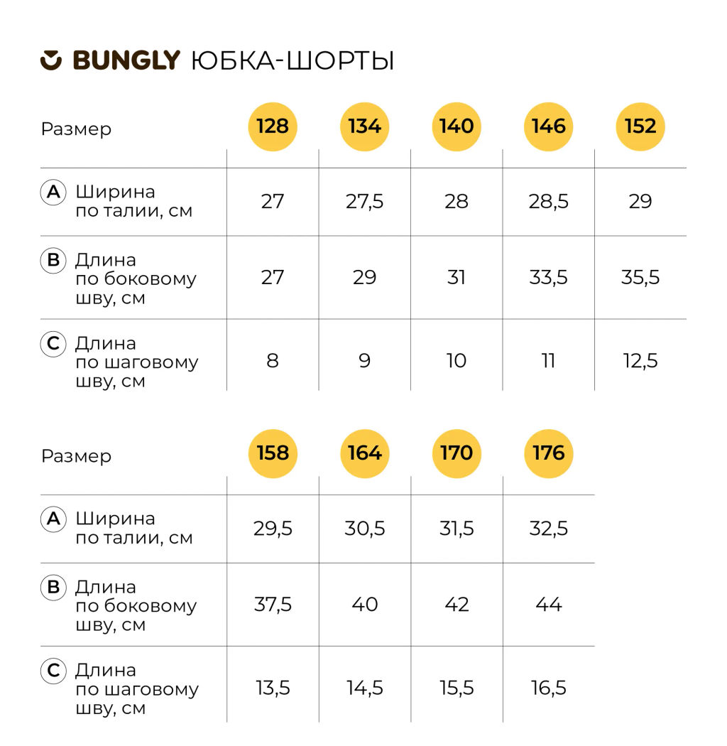 Юбка-шорты Синие 7+ - Bungly фото 12