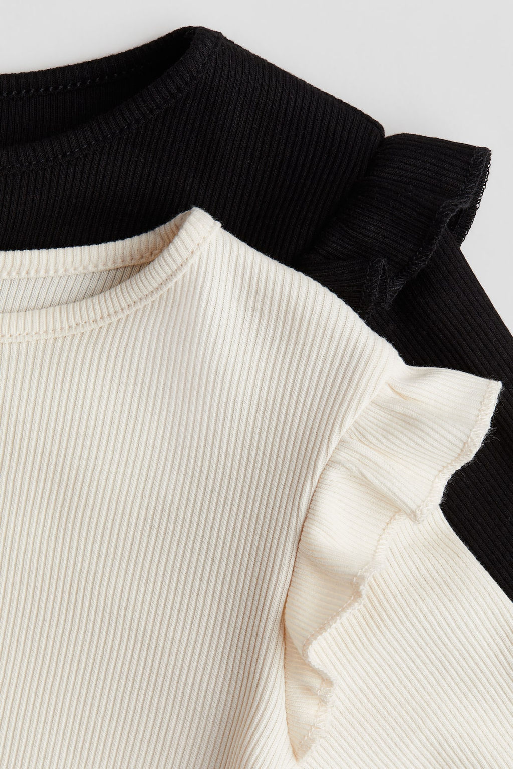 Pack de 2 camisetas de algodon acanalado - H&m фото 2