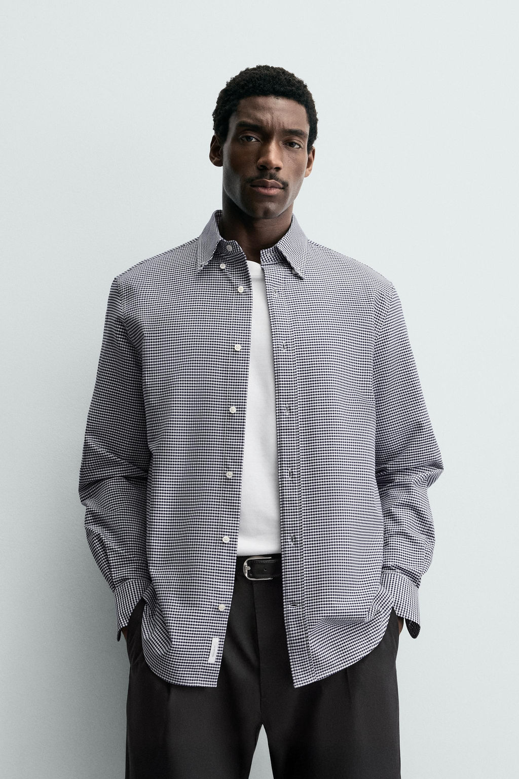 COTTON CHECKS SHIRT - Zara фото 12