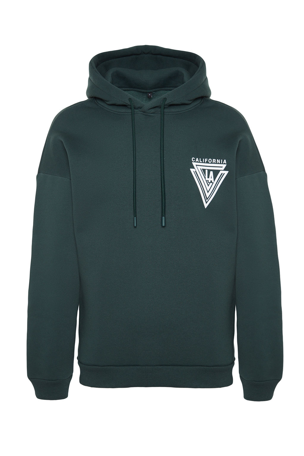 TRENDYOL MAN Turuncu %100 Pamuk Kapusonlu / Genis Kesim Kolej Bask?l? Ici Polarl? Sweatshirt TMNAW24SW00063 - Trendyolmilla фото 16