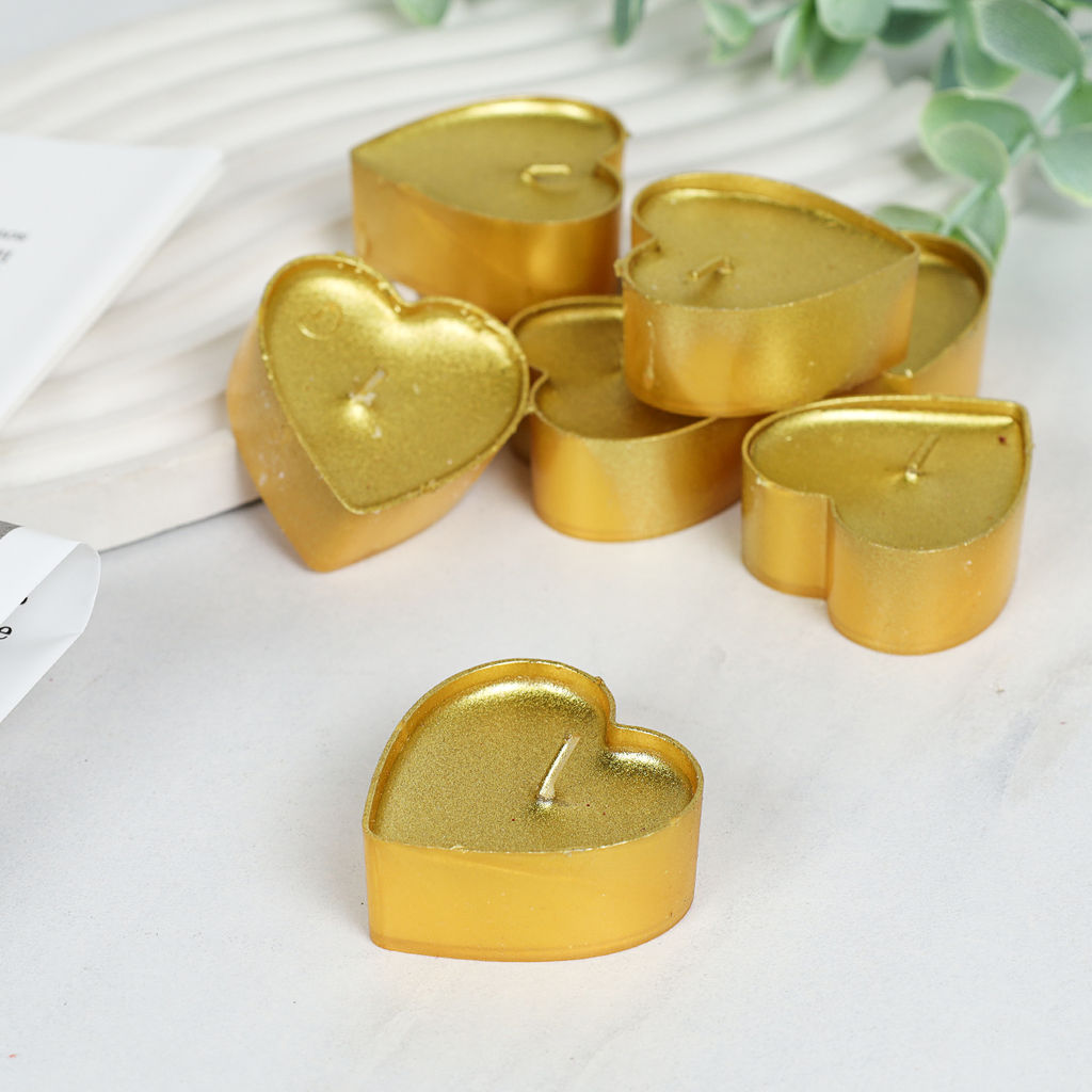 Свеча 25 штук Сердце / M-2505 /уп 24/48/глиттер - Галеонтрейд фото 2