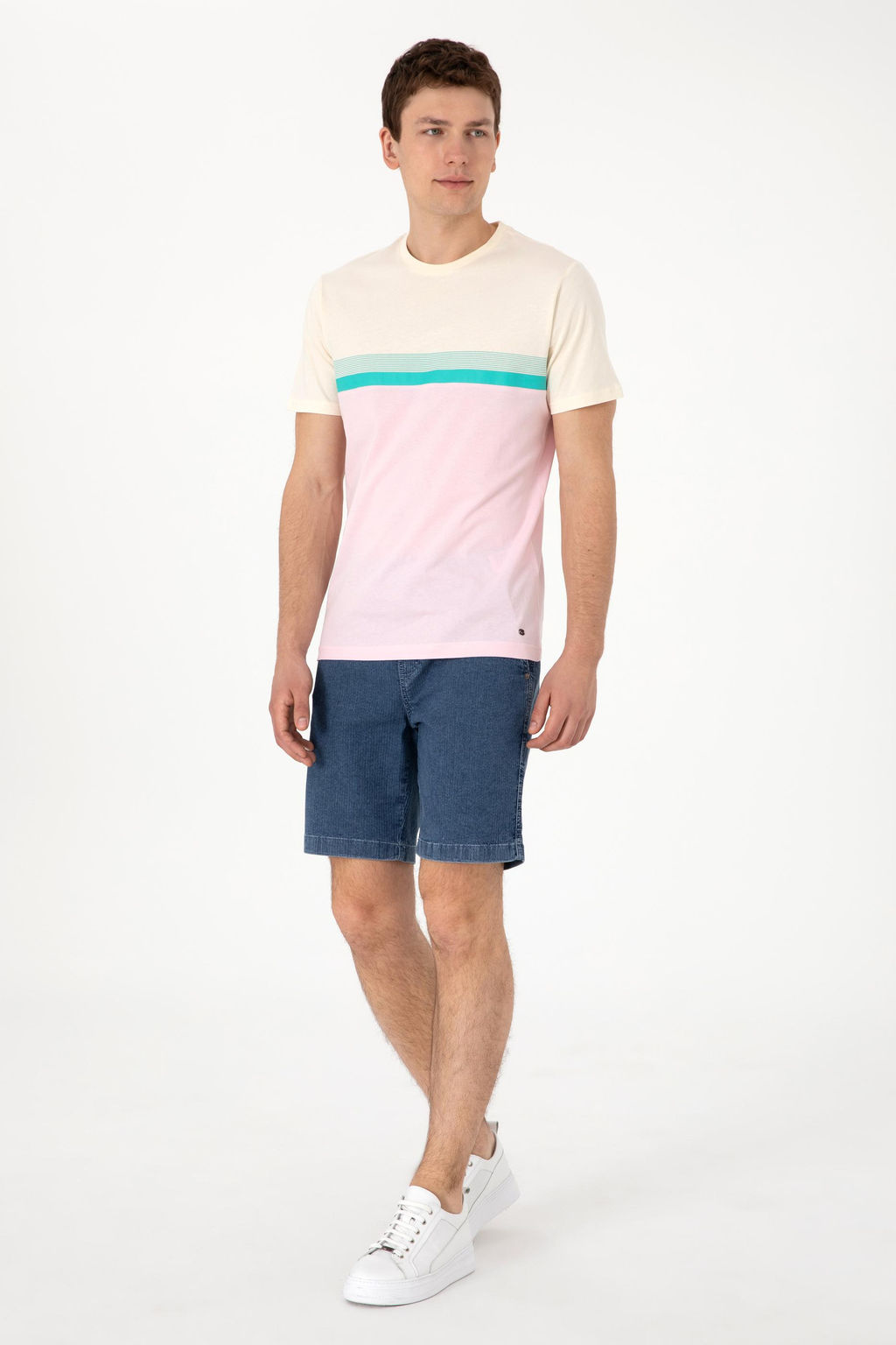 Erkek A__k Pembe Ti__rt Sepette S_rpriz _ndirim - U.s. polo assn фото 4