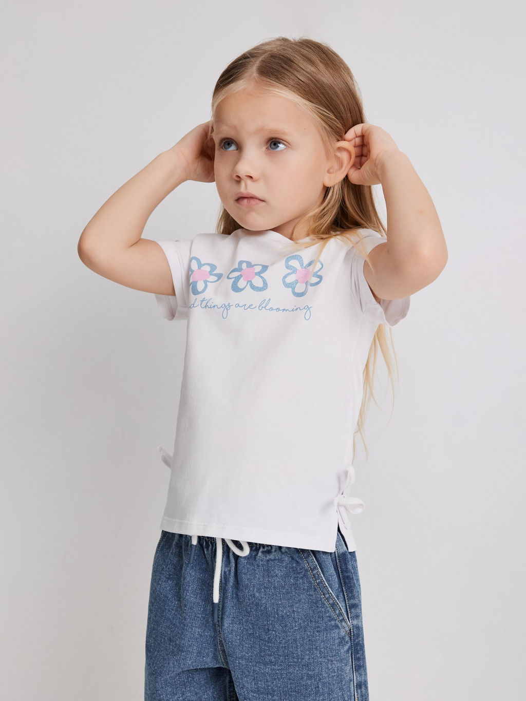 ACOOLA / Футболка детская для девочек Chibis белый