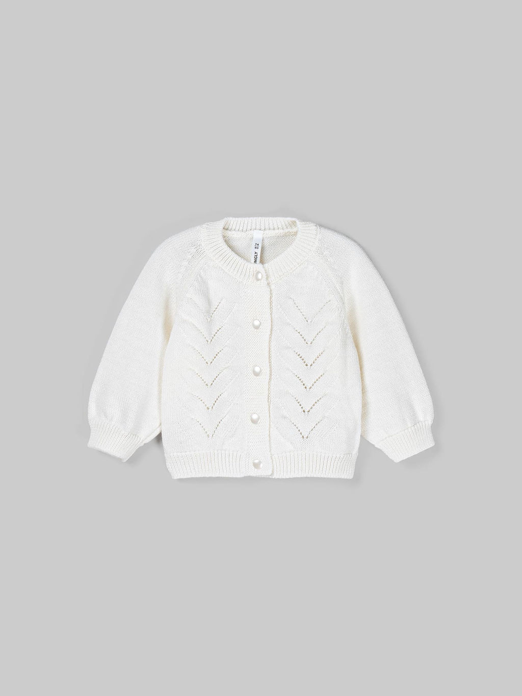 Кардиган Снежинка из смесовой шерсти 0+ - Bungly фото 2