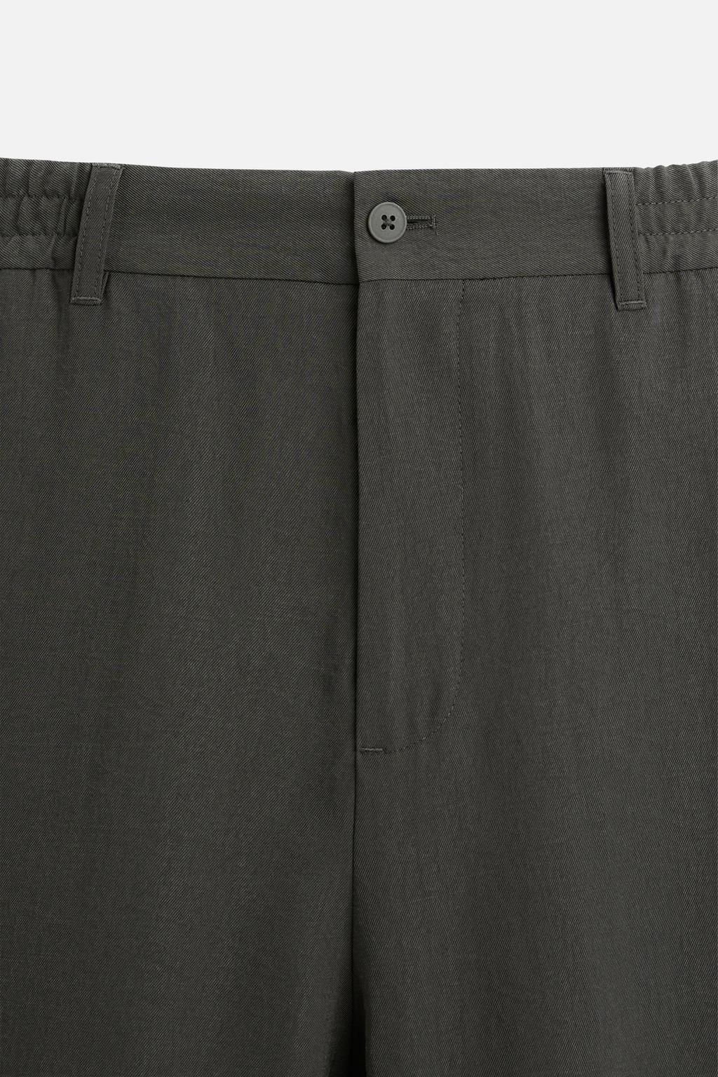 LYOCELL BLEND TROUSERS - Zara фото 25