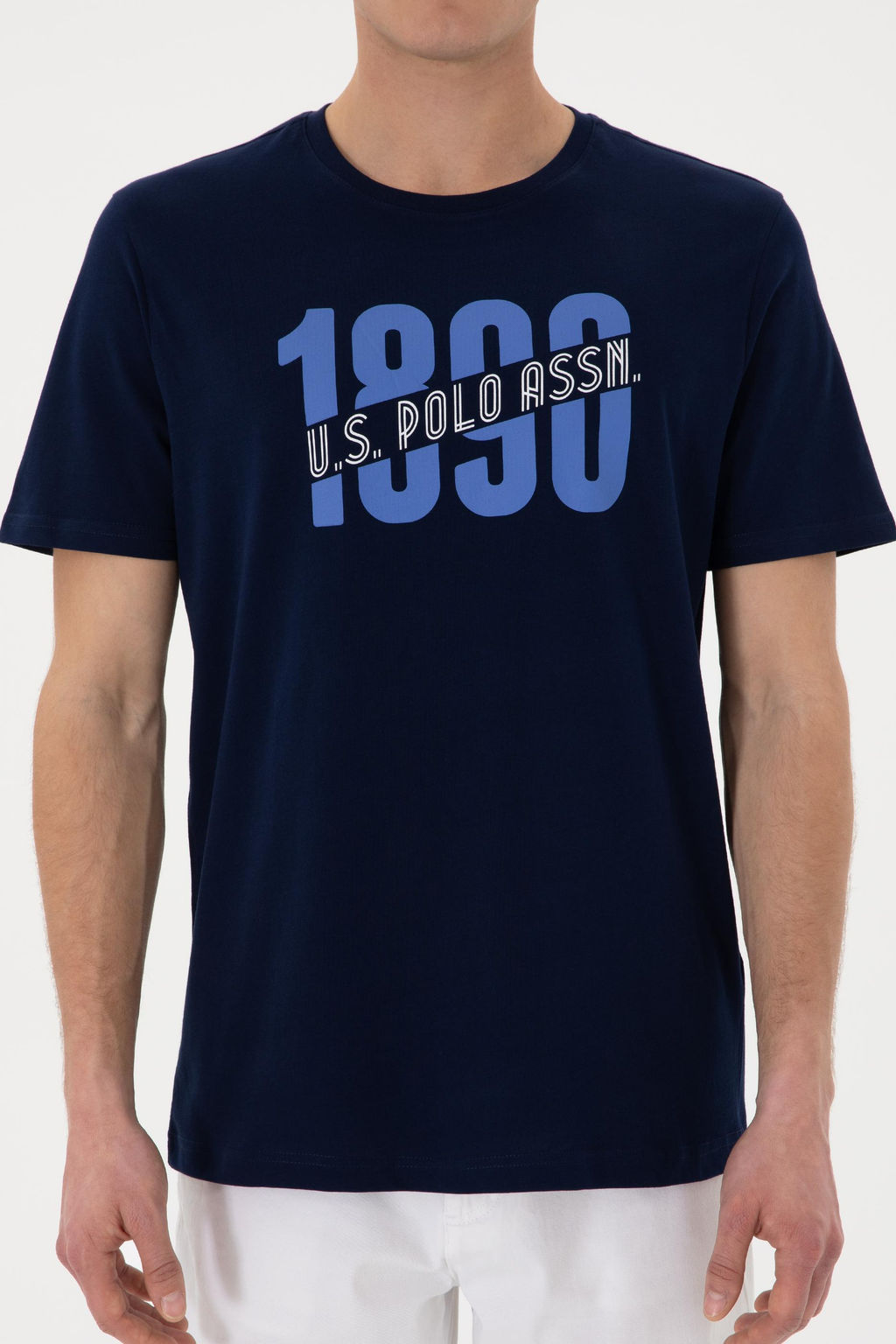 Erkek Bisiklet Yaka Lacivert Ti__rt Sepette S_rpriz _ndirim - U.s. polo assn фото 6